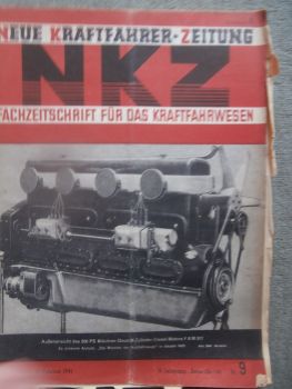 Neue Kraftfahrer Zeitung Nr.9/1941 Klöckner-Deutz-8-Zylinder Diesel Motor F8 M 517
