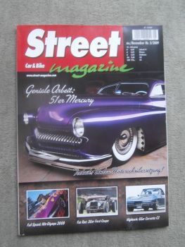 Street magazine 5/2009 51er Mercury, 30er Ford Coupé,65er Covette C2,46er Buick Ambulance,