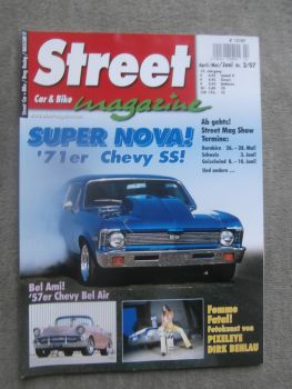 Street magazine 2/2007 57er Chevrolet Bel Air,69er Mustang Mach1, 68er Ford Rallye Monte Carlo