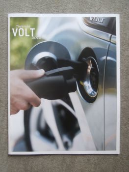 Chevrolet Volt 2012 US Prospekt Englisch Catalogue