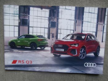 Audi RS Q3 (Typ F3) Prospekt +Sportback +Preise Version Österreich November 2019