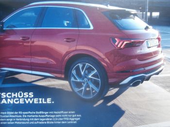 Audi RS Q3 (Typ F3) Prospekt +Sportback +Preise Version Österreich November 2019