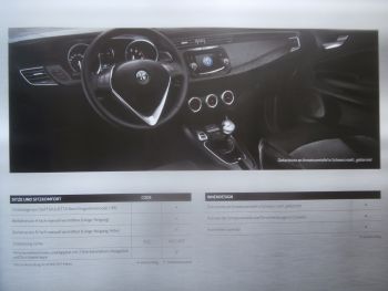 Alfa Romeo Giulietta 1.4TB16V 1.6JTdm 16V 2.0JTDm +Lusso Ti +Speciale Preisliste Juli 2020