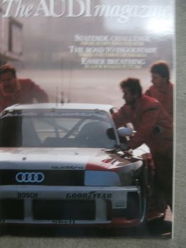 Audi magazine Summer 1989 IMSA 90 Racer,Audi 90 and Coupé quattro 20V,Horch 930S,