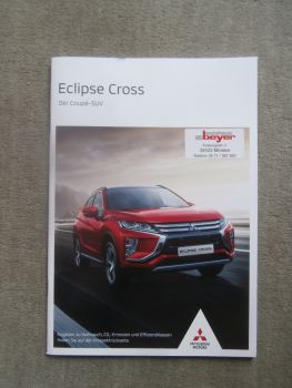 Mitsubishi Eclipse Cross 1.5 Turbo Benziner 120kw 2.2 Diesel 4WD 109kw August 2019+Preisliste