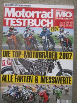 Motorrad Testbuch MO Sonderausgabe 2007 Alle Fakten und Messwerte