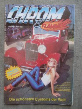 Chrom & Flammen 4/1983 die schönsten Customs der Welt, Phunny Phaeton,Cadillac Sedan von 1932,Ford F100,Dodge Van 1976