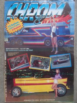 Chrom & Flammen 5/1983 Novel T,Citroen Visa, Dodge,Camaro