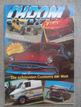 Chrom & Flammen 11/1983 Opel GT 1900,Dodge Van,DiNapoli Coupé