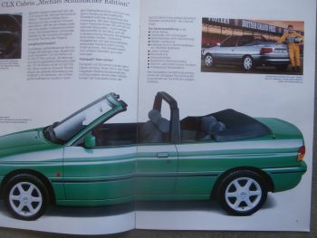 Ford Escort Cabrio Michael Schumacher Edition August 1993