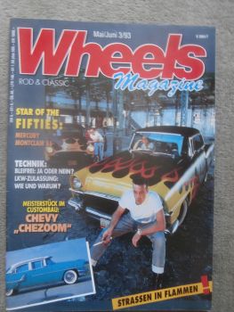 Wheels Magazine 3/1993 Mercury Montclair,72er Plymouth Duster,Oldsmobile 1962-64,