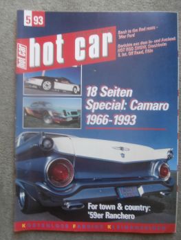 hot car 5/1993 Special Camaro 1966-1993,59er Ranchero town and country,Cal Look Roadster Käfer,91er Chevy Lumina Prostreet