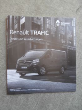 Renault Trafic Preise & Ausstattungen 7/2020