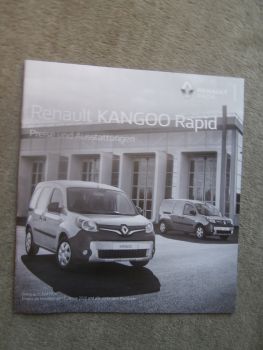 Renault Kangoo Rapid Preise & Ausstattungen Juni 2020