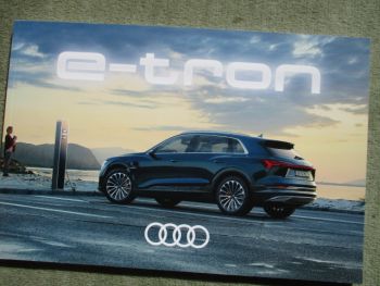 Audi e-tron Katalog +Preisliste Dezember 2019 Version Österreich