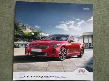 Kia Stinger Preisliste Juli 2020