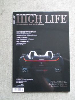 High Life Herbst 2020 Ferrari Monza,Ducati Panigale,Audi E-tron GT,Bentley Bentayga Speed