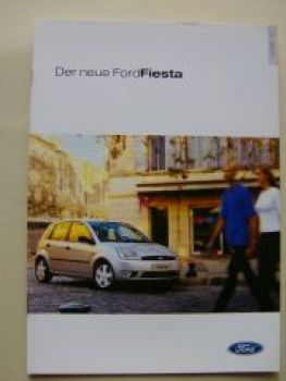 Ford Fiesta neues Modell März 2002 NEU JH1 JD3