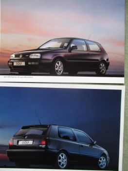 VW Golf III VR6 Highline Mappe September 1993 Rarität