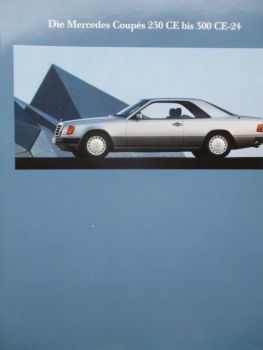 Mercedes Benz 230CE C124 300CE 300CE-24 C124 Katalog Oktober 1989