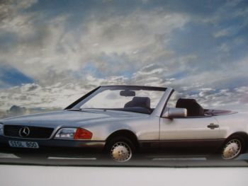 Mercedes Benz SL +Programm Katalog Februar 1989