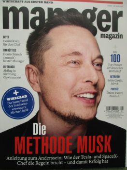 manager magazin 1/2021 Die Methode Musk Tesla und SpaceX,Lexus UX