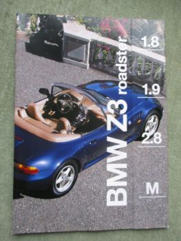 BMW Z3 Roadster 1.8 1.9 2.8 +M E36/7 September 1996