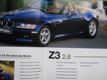 BMW Z3 Roadster 1.8 1.9 2.8 +M E36/7 September 1996