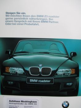 BMW Z3 roadster +M roadster E36/7 Facelift E36/7 März 2000 NEU