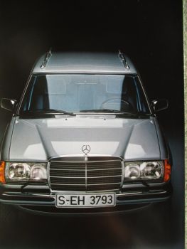 Mercedes Benz 240TD 300TD 300TD Turbo-Diesel 200T 230TE 280TE W123 November 1983 Katalog