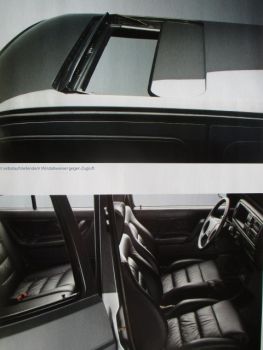 VW Jetta CL GL GT GTD Prospekt August 1989 NEU