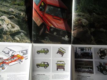 Mercedes Benz 240GD 300GD 230GE 280GE Prospekt September 1982