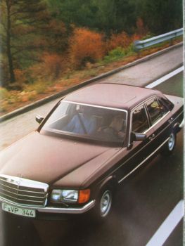 Mercedes Benz 280S 280SE 280SEL W126 Prospekt Mai 1984