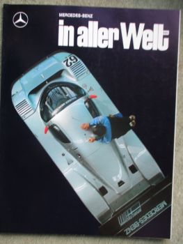 Mercedes Benz in aller welt 4/1989 SL R129 News,Silberpfeile in Le Mans