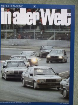 Mercedes Benz in aller welt 4/1984 Mercedes in Tokio, Motorsport W201