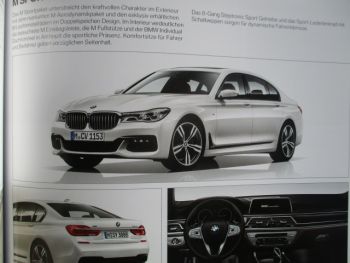 BMW 740i/Li 750i/li xdrive 730d/ld 740d/Ld 740e/Le Vorabinformation G11 G12 Flyer Katlaog März 2015