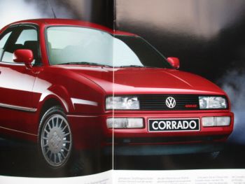 VW Corrado Typ53I G60 Prospekt August 1988+Preisliste