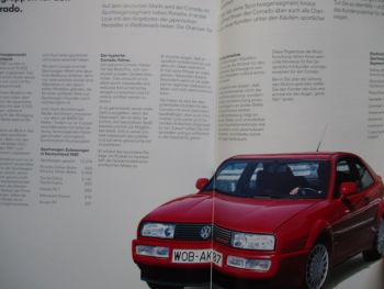 VW Corrado Typ53i Prodluktinformation Fakten Argumente für den Verkauf Juli 1988 intern
