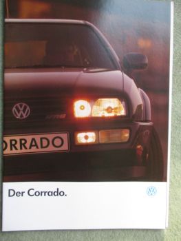 VW Corrado Typ53I 16V G60 VR6 Prospekt November 1993