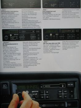 VW Jetta Typ16E C-GT Prospekt Zubehör Januar 1987