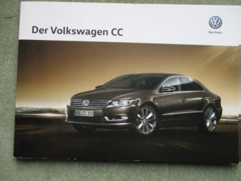 VW CC Prospekt Oktober 2015 +R-Line +Dynamic Black +Design Paket Black Style +Preisliste
