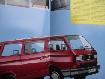 VW T3 Multivan Magnum Katalog Mai 1987 Rarität