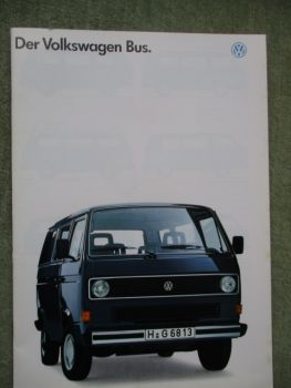 VW T3 Bus Kastenwagen Kombi Doka Caravelle Carat +syncro Prospekt Juli 1987