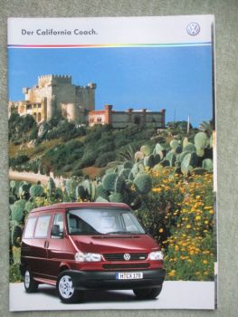 VW T4 California Coach Katalog im Mai 2000