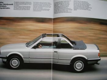 BMW Baur 316 318i 320i 323i E30 Topcabriolet Katalog