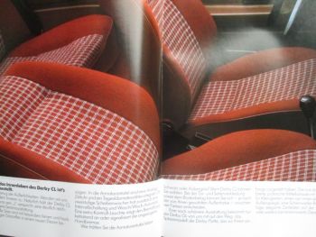 VW Derby Typ86C Prospekt 29kw 37kw +Formel E 44kw Januar 1983