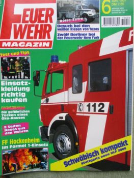 Feuerwehr Magazin 6/1997 HLF2000 Stuttgart,Löschfahrzeug Fort Worth,Tanklöschfahrzeug TLF15 auf KHD von 1948,