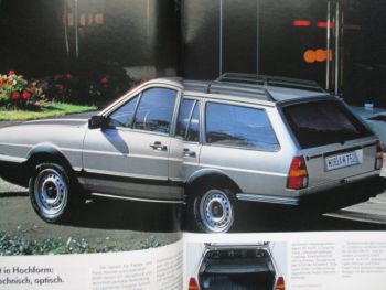 VW Passat Variant Typ32B +GT +syncro Katalog Januar 1987