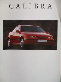 Opel Calibra 2.0i +4x4 +16V +turbo Prospekt August 1992