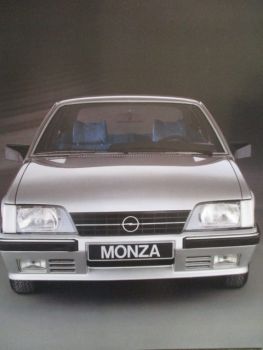 Opel Monza Katalog 2.5E 3.0E Dezemer 1982 Katalog